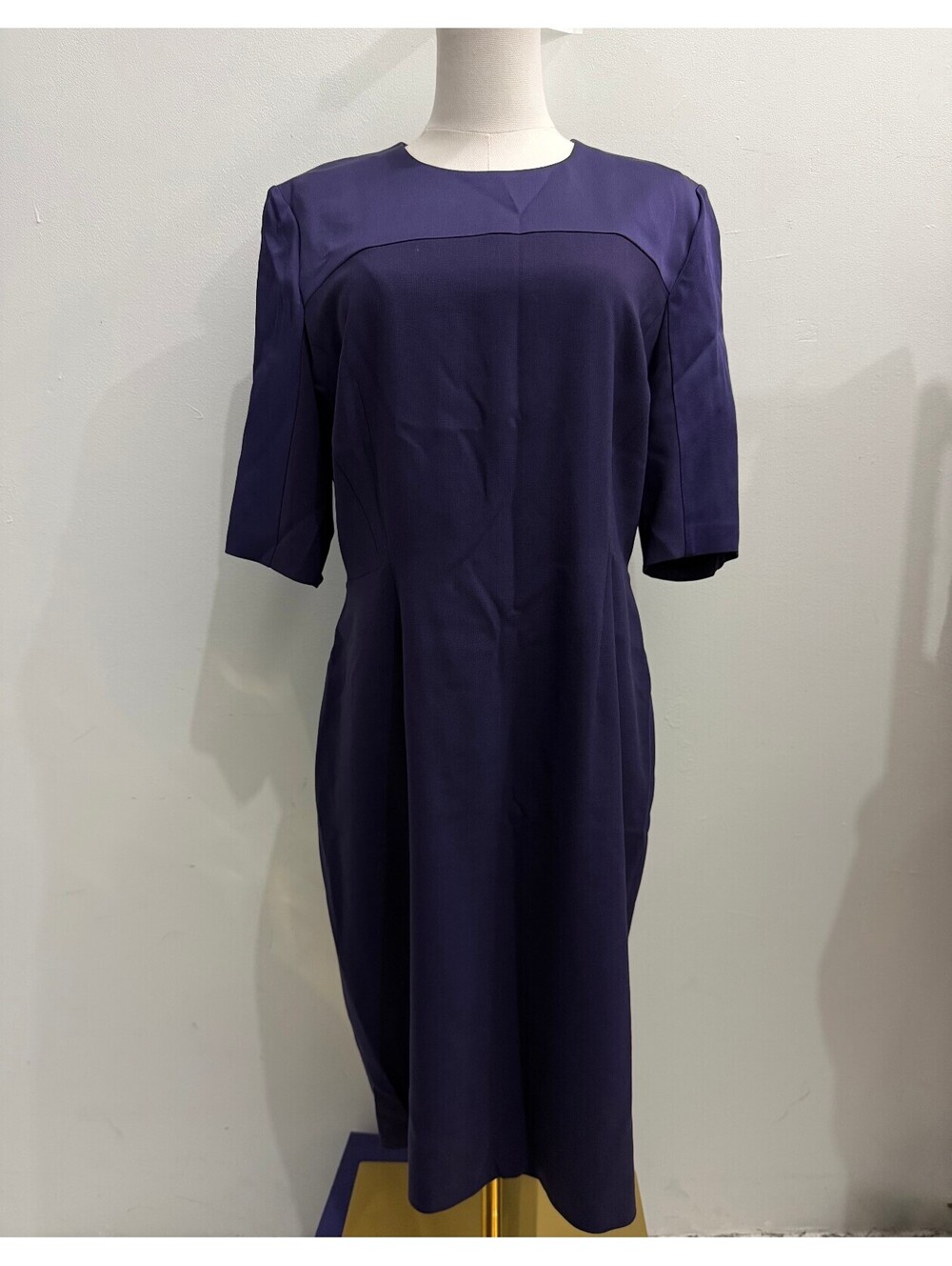 Boss Indigo Tailored Midi Dress